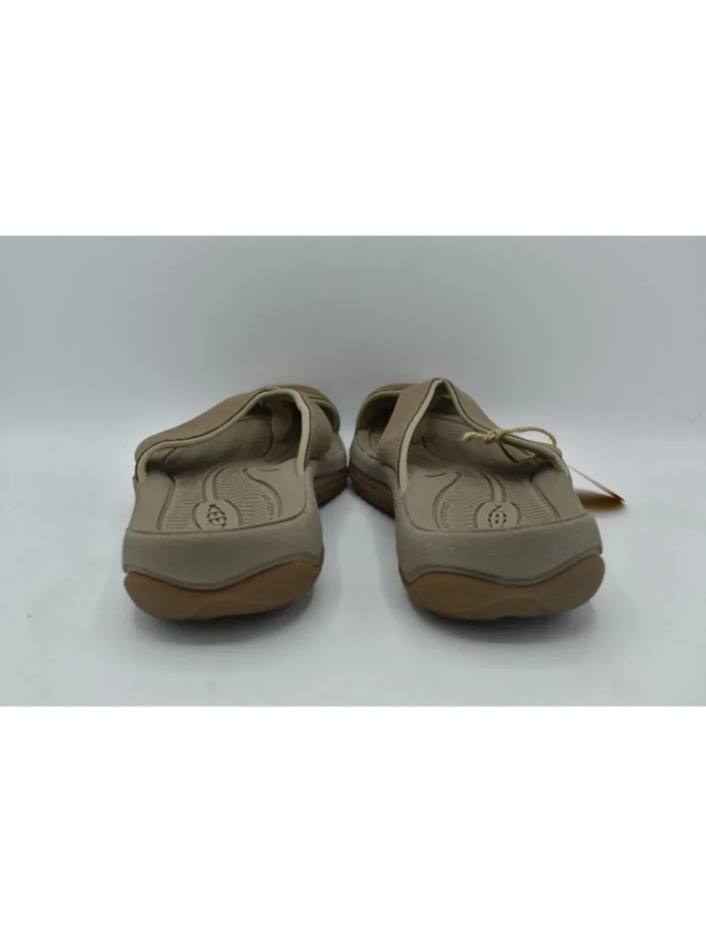 Keen Mens‎ Size 8 Waimea TG Toe Guard Brindle Birch Leather Flip Flops Sandals